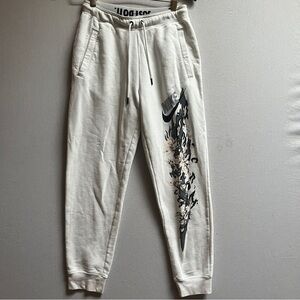 Nike Just Do It Joggers Floral Swoosh Sweatpants Size S
